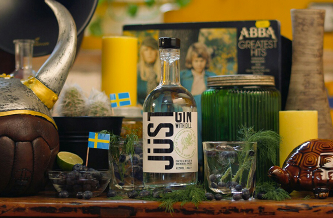 Just Gin with dill